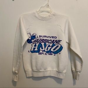 Vintage I Survived Hurricane Hugo Sweatshirt